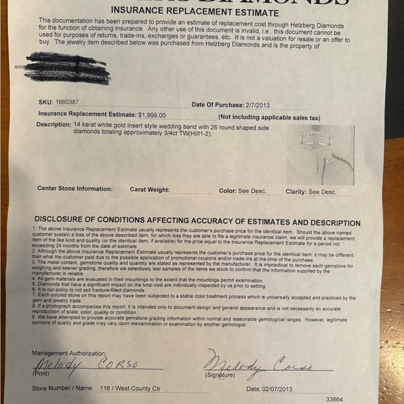 Women’s Wedding Band Set - Picture 12 of 13